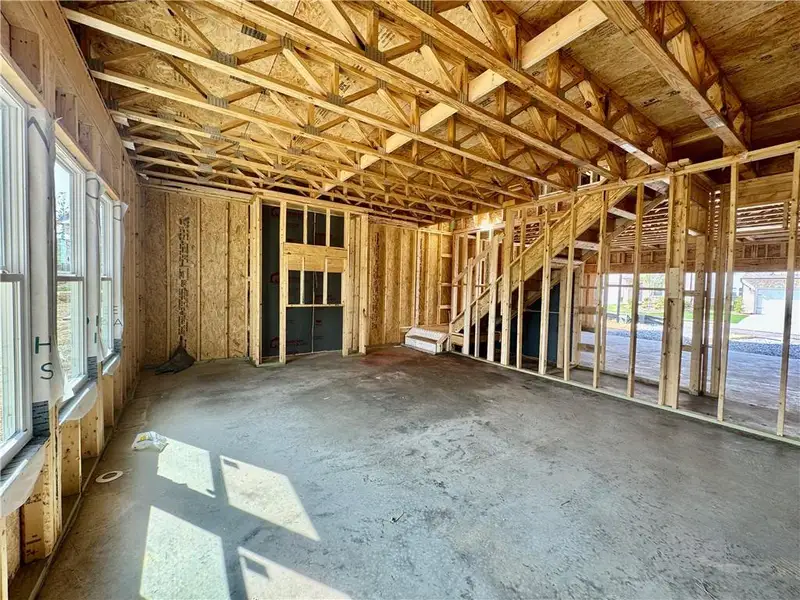 In-progress construction of a new home in Eastlyn Crossing, Flowery Branch, GA (Image 19).