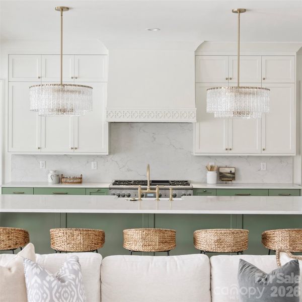 Furnished interior view inside a new home in , Charlotte (Image 9).