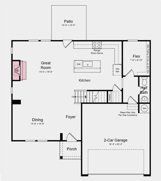 2D floor plan layout of this home in Windance Lake, Loganville, GA (Image 3). 2D floor plan layout of this home in Windance Lake, Loganville, GA (Image 3).