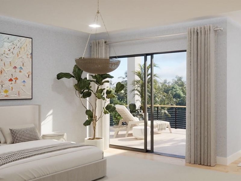 Furnished interior view inside a new home in , West Palm Beach (Image 9).