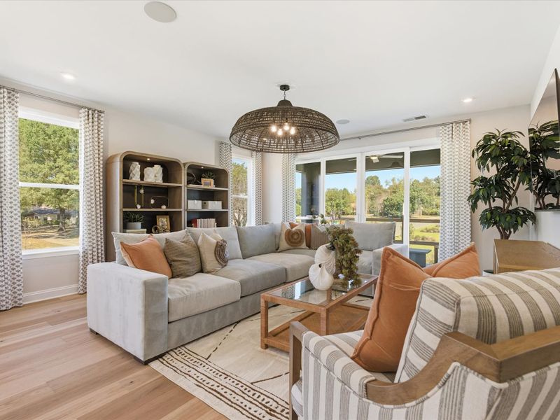 Representative furnished interior of a home built from the Paloma by Tri Pointe Homes in Bellflower, Charlotte (Image 11).