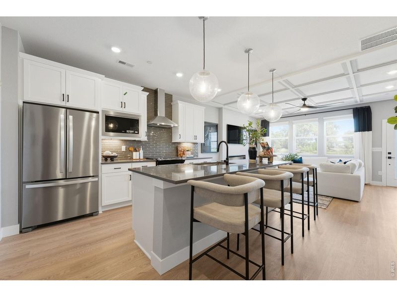 Furnished interior view inside a new home in , Fort Collins (Image 27).