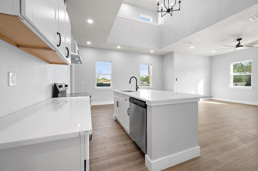 Furnished interior view inside a new home in , Granbury (Image 6).
