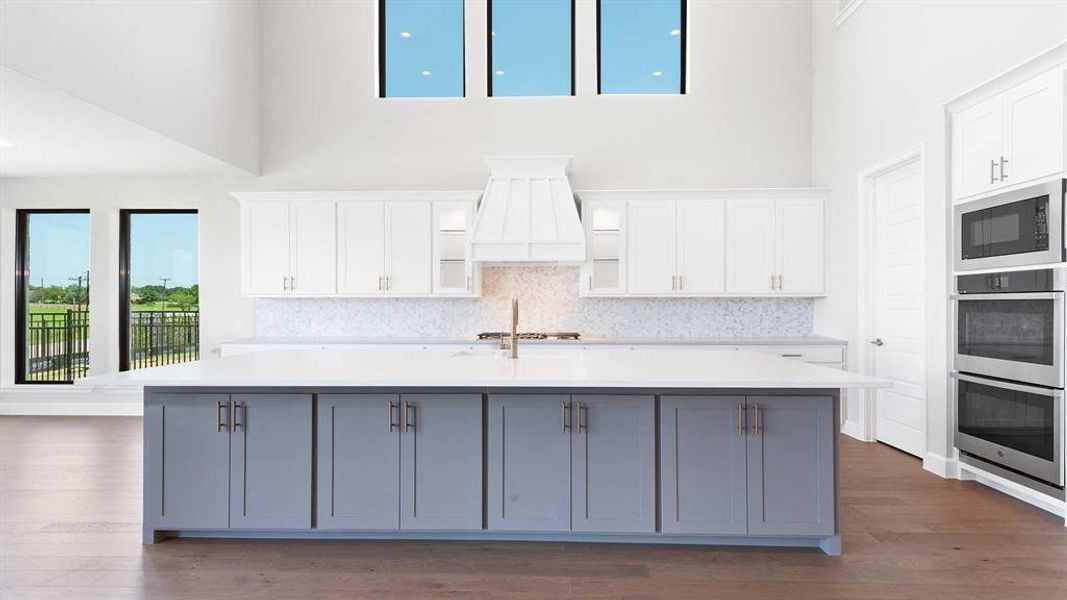 Furnished interior view inside a new home in Terraces 82'/100', Rockwall (Image 7).