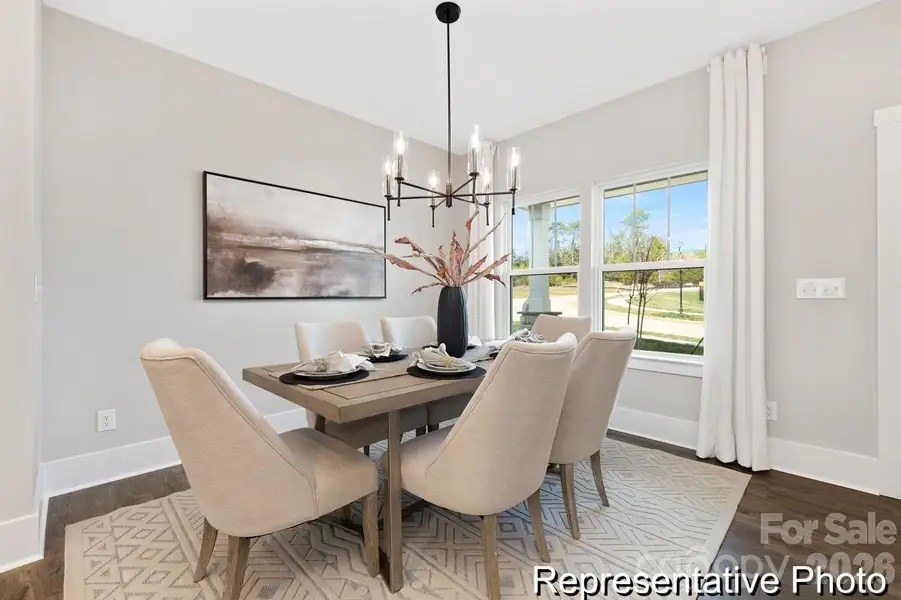 Furnished interior view inside a new home in Edgewater Lakeview On Your Lot, Lancaster (Image 3). Furnished interior view inside a new home in Edgewater Lakeview On Your Lot, Lancaster (Image 3).