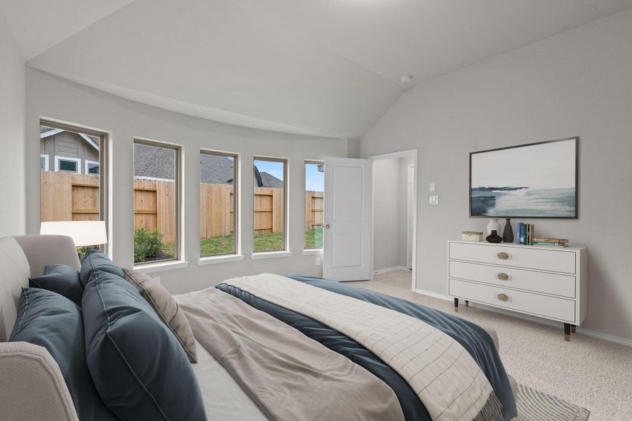 Furnished interior view inside a new home in , Spring (Image 11). Furnished interior view inside a new home in , Spring (Image 11).