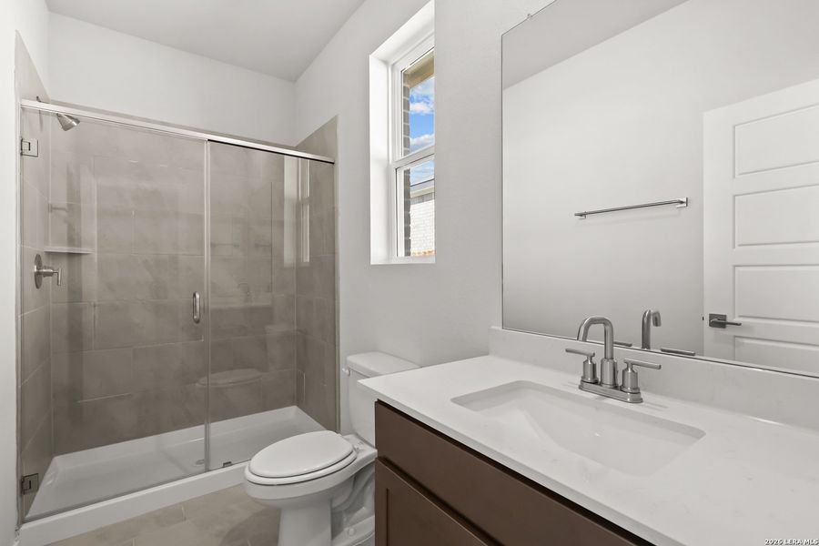 Furnished interior view inside a new home in Bricewood, San Antonio (Image 15).