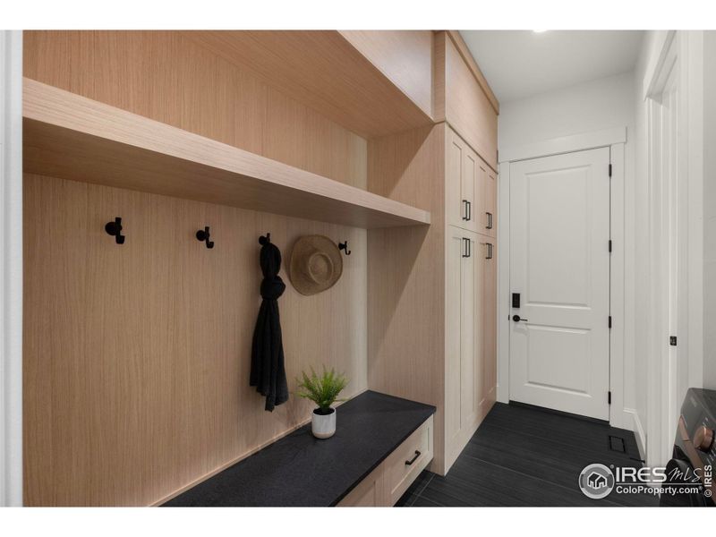 Owners Entrance/Mud Room. Custom Built In Pantry/Storage