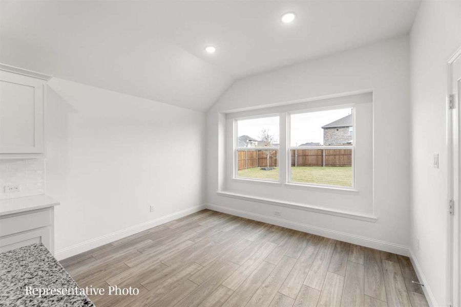 Representative unfurnished interior of a home built from the Carrollton by Pacesetter Homes in Creekview Meadows, Pilot Point (Image 19). Representative unfurnished interior of a home built from the Carrollton by Pacesetter Homes in Creekview Meadows, Pilot Point (Image 19).