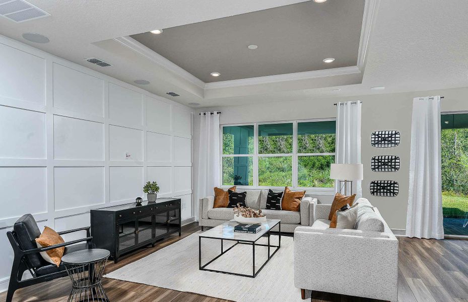 Furnished interior view inside a new home in Vida's Way, Wesley Chapel (Image 10).