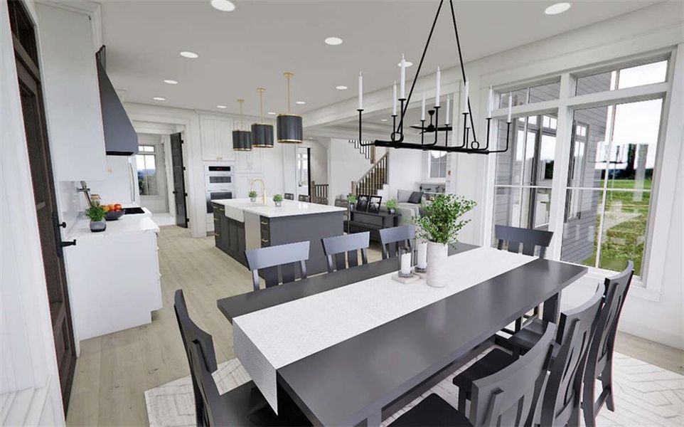 Furnished interior view inside a new home in , Acworth (Image 19).