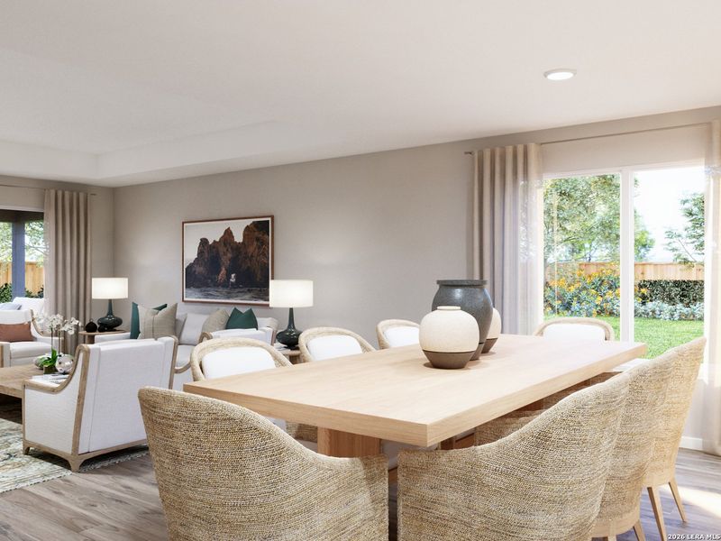 Furnished interior view inside a new home in Swenson Heights, Seguin (Image 17).