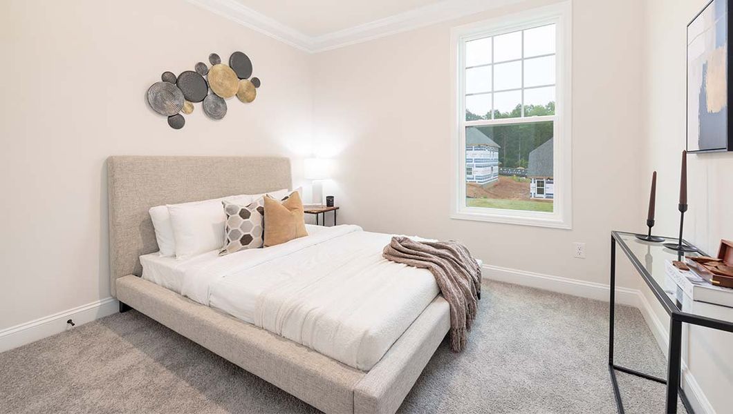 Furnished interior view inside a new home in Falls Cove, Troutman (Image 16).