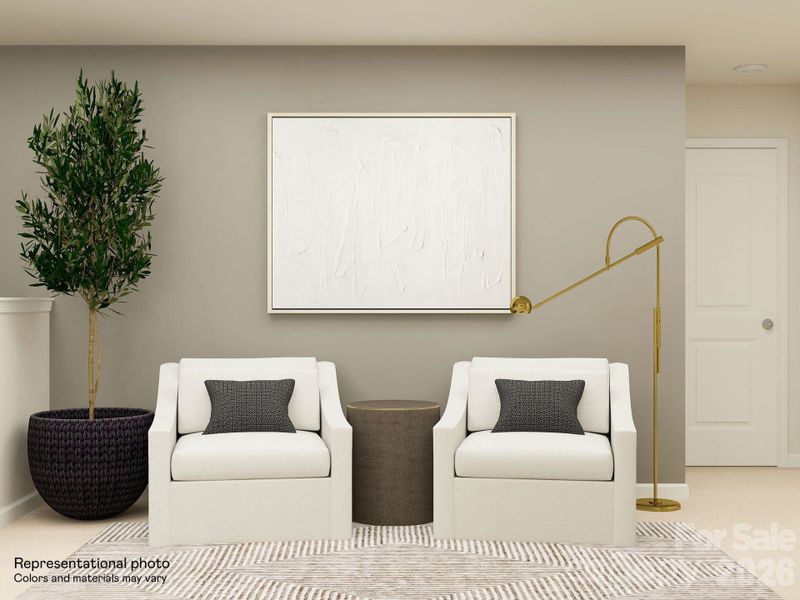 Furnished interior view inside a new home in Sullivan Farm, Statesville (Image 7).