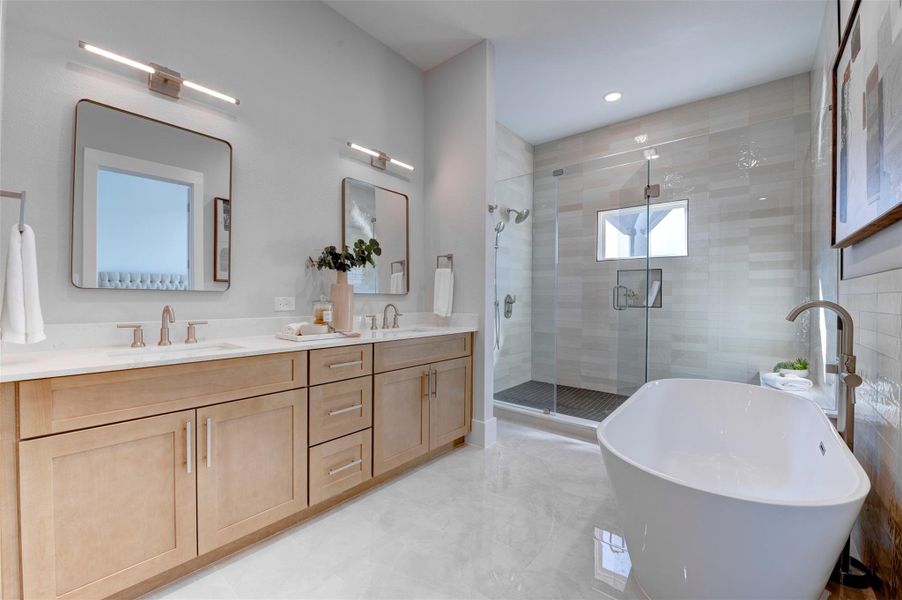 Furnished interior view inside a new home in , Houston (Image 4).