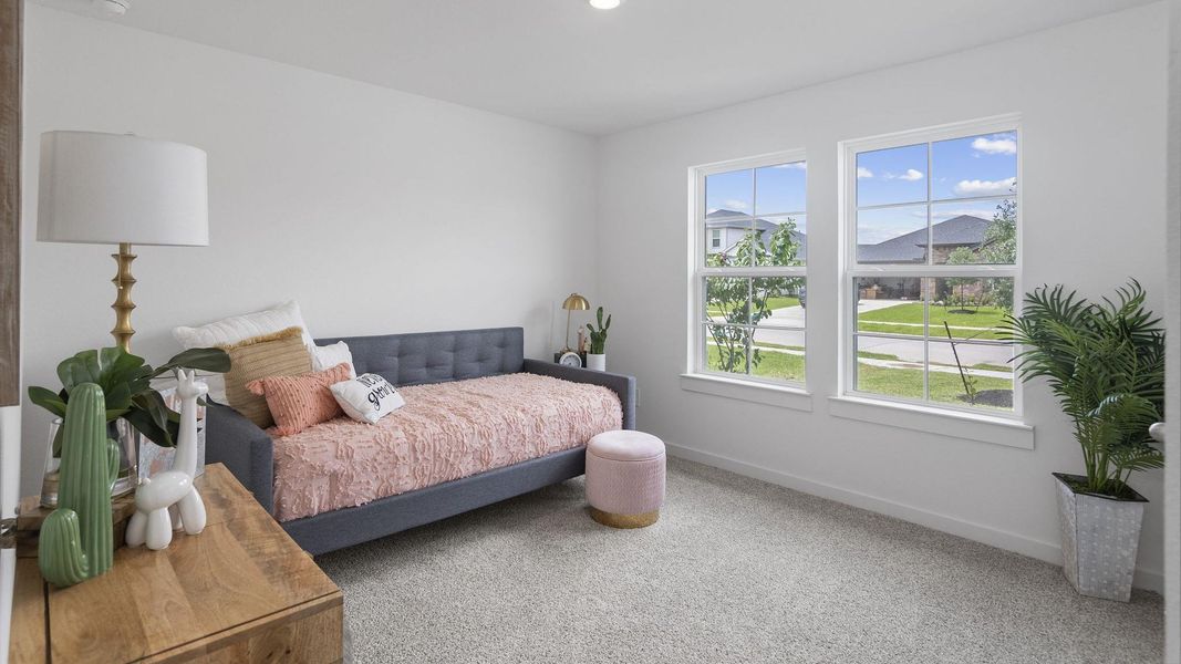Furnished interior view inside a new home in Tamarron, Fulshear (Image 16).