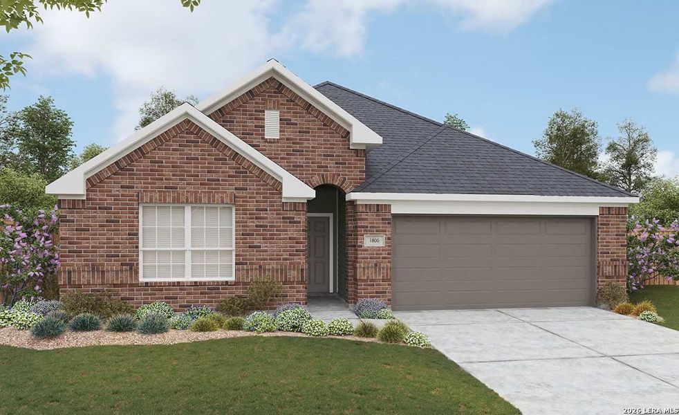 Front exterior of a new home in Westridge, San Antonio, TX, highlighting curb appeal (Image 1). Front exterior of a new home in Westridge, San Antonio, TX, highlighting curb appeal (Image 1).