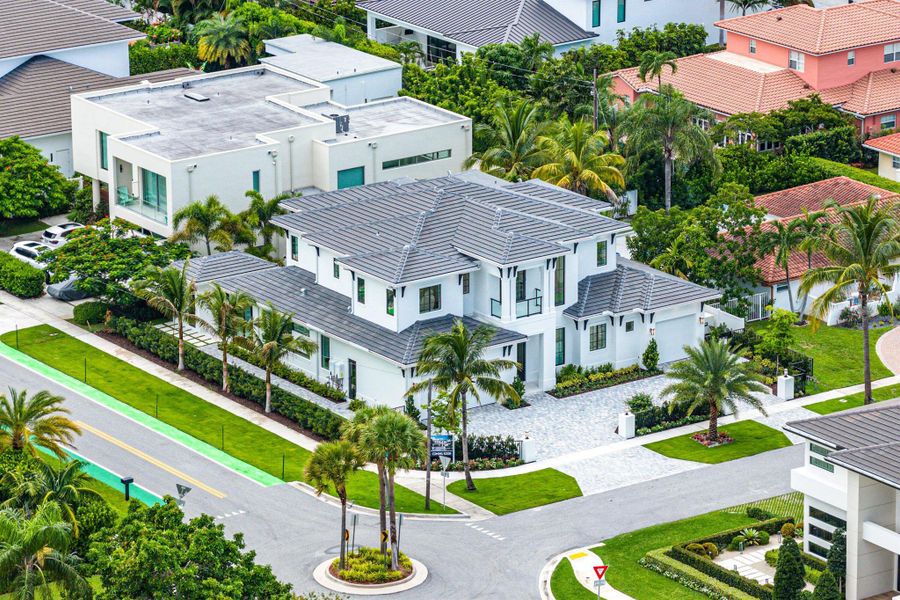 Front exterior of a new home in , Boca Raton, FL, highlighting curb appeal (Image 33).