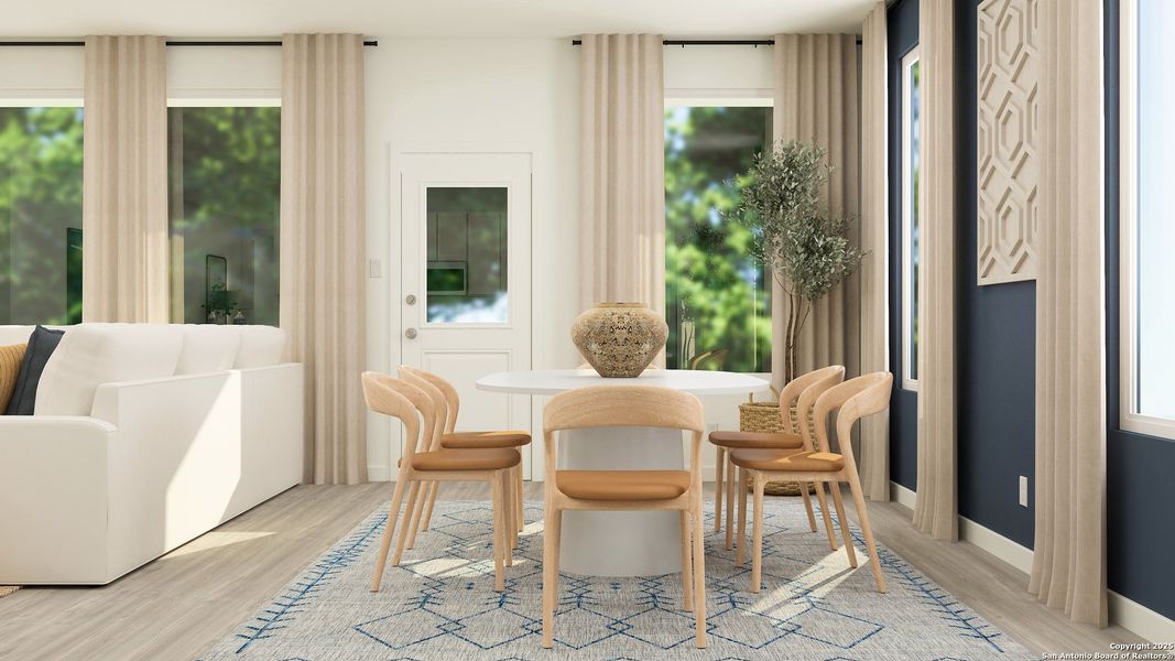 Furnished interior view inside a new home in Voss Farms, New Braunfels (Image 24).