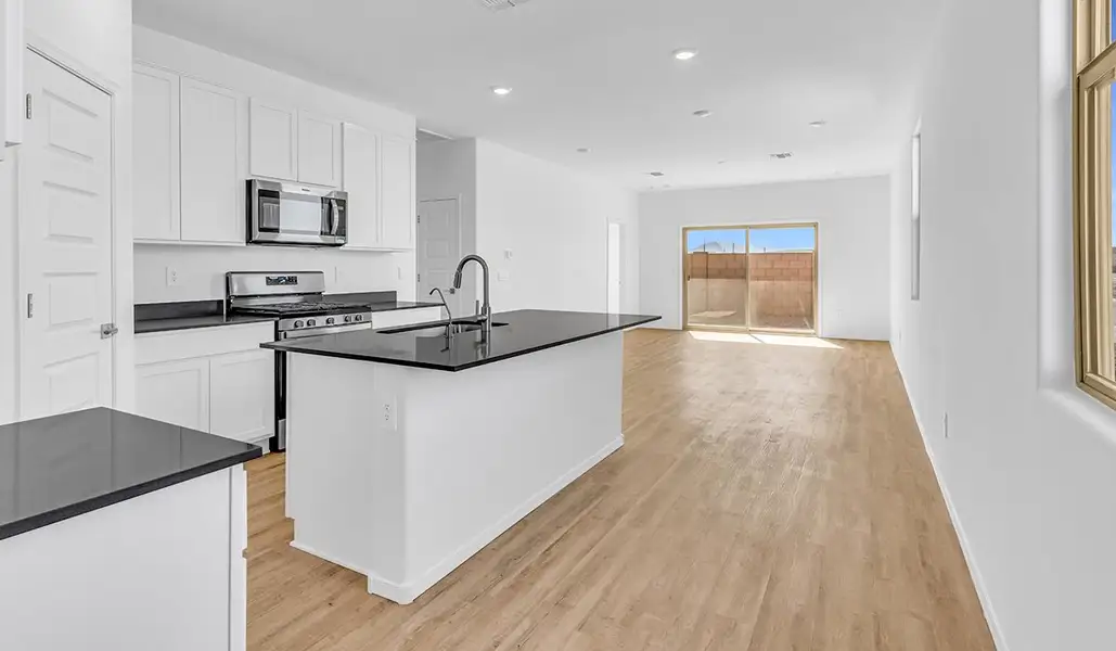 Furnished interior view inside a new home in Blackhawk, Tucson (Image 3). Furnished interior view inside a new home in Blackhawk, Tucson (Image 3).