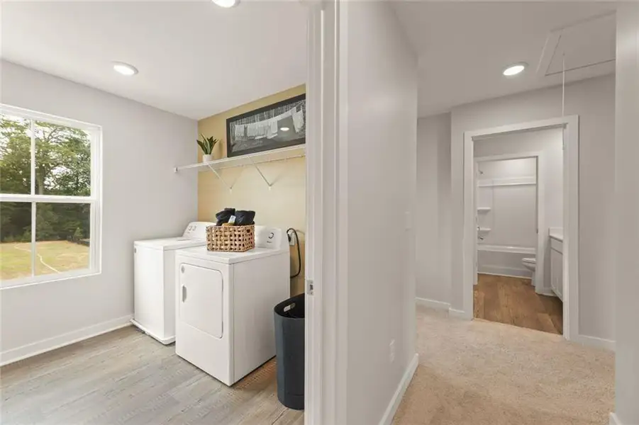 Furnished interior view inside a new home in Oak Grove Glen, Snellville (Image 14). Furnished interior view inside a new home in Oak Grove Glen, Snellville (Image 14).