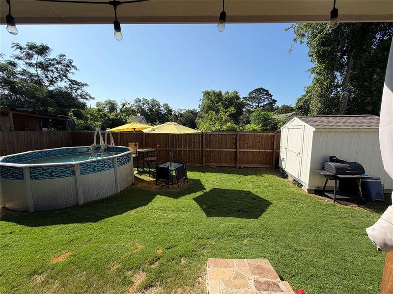 Exterior details and patio area of a home in , Dallas (Image 25).