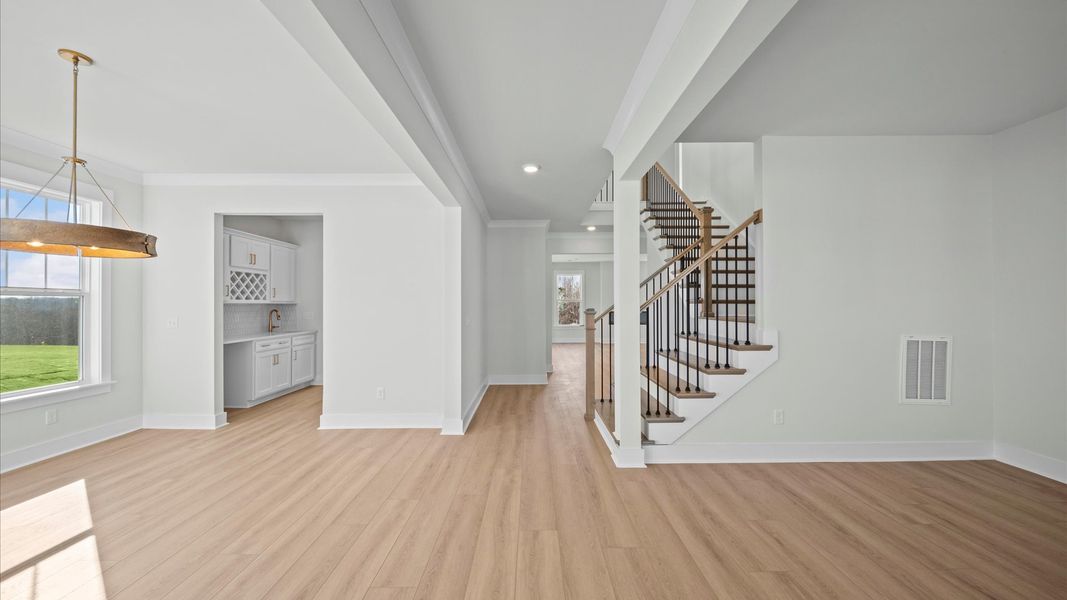 Furnished interior view inside a new home in Pinebrook, Woodruff (Image 5).