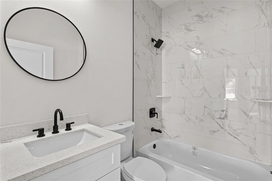 Furnished interior view inside a new home in , Okeechobee (Image 9).