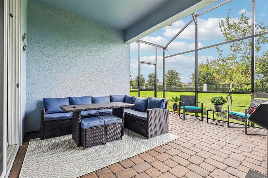 Exterior details and patio area of a home in Del Webb Oasis, Winter Garden (Image 29). Exterior details and patio area of a home in Del Webb Oasis, Winter Garden (Image 29).