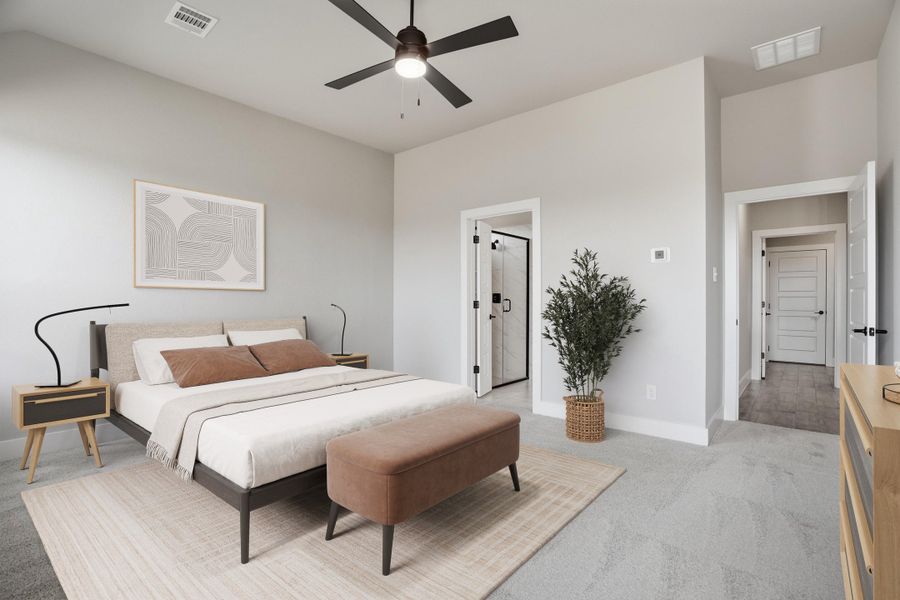Representative furnished interior of a home built from the The Lotus by Kenmark Homes in Zion Valley, Poolville (Image 7).