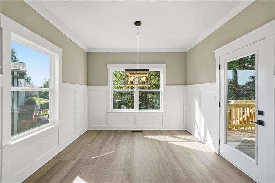 Spacious, unfurnished interior of a new home in , Canton (Image 42).