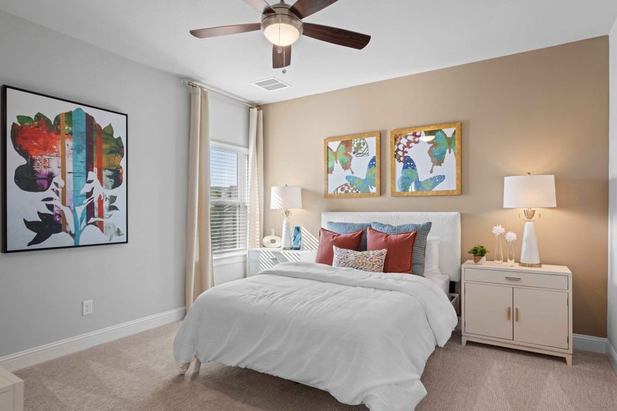 Furnished interior view inside a new home in Cross Creek, Cedar Park (Image 25).