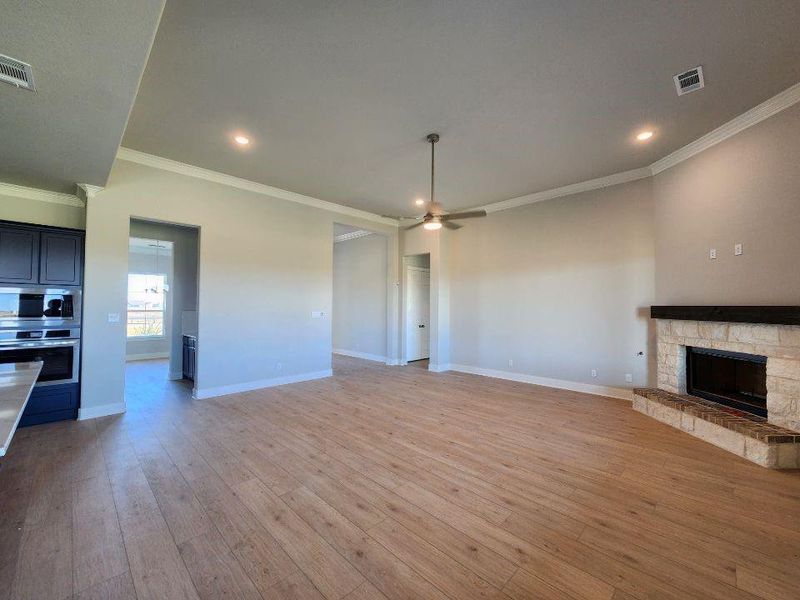 Spacious, unfurnished interior of a new home in Rocky Top, Krum (Image 14). Spacious, unfurnished interior of a new home in Rocky Top, Krum (Image 14).