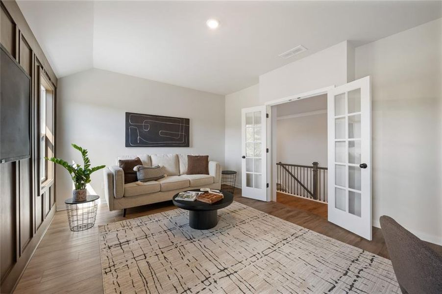 Furnished interior view inside a new home in Rosewood Lake Estates, Hoschton (Image 53).