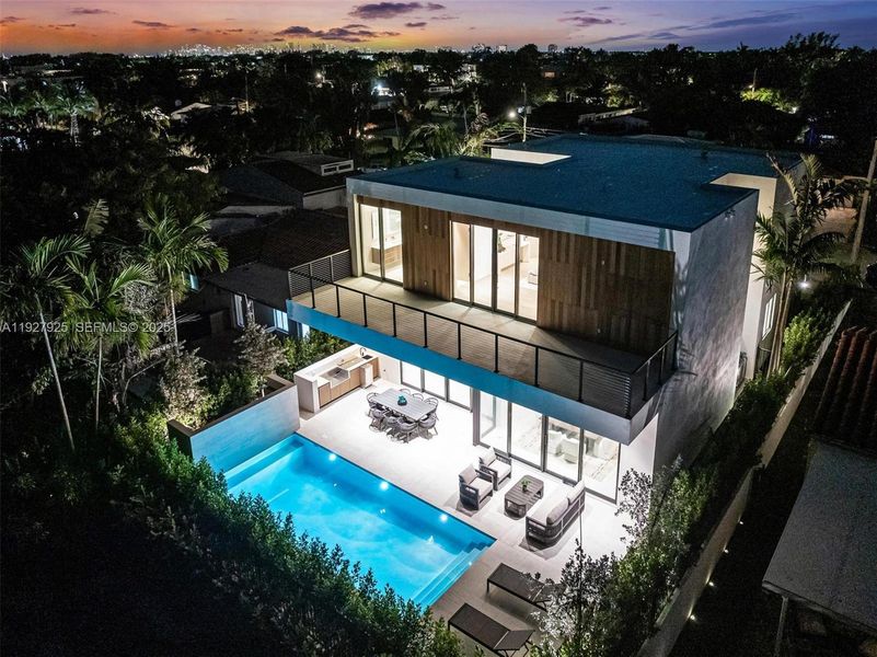 Exterior details and patio area of a home in , Surfside (Image 27). Exterior details and patio area of a home in , Surfside (Image 27).