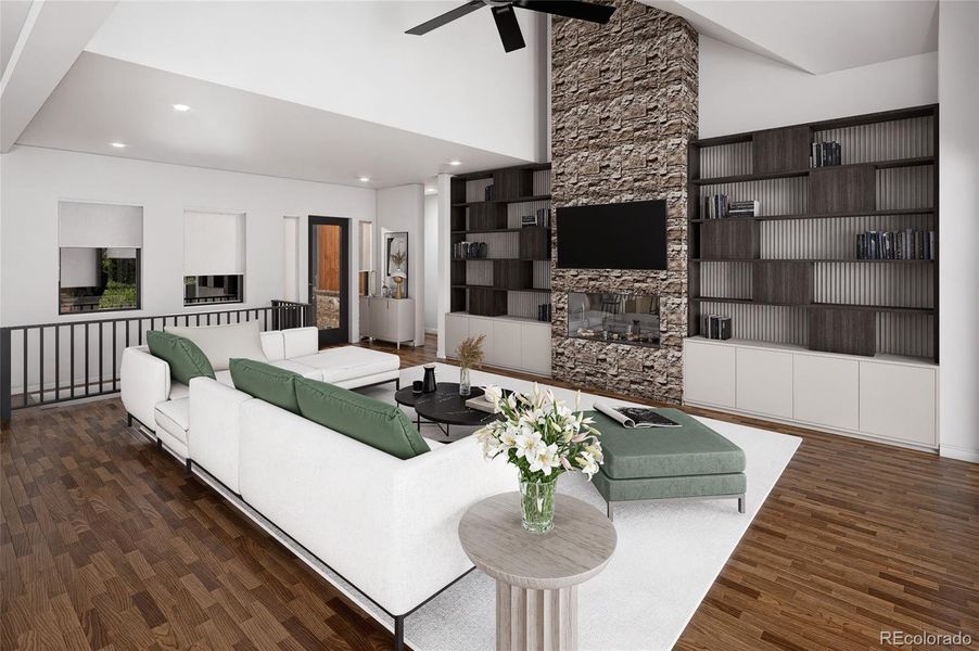 Furnished interior view inside a new home in , Granby (Image 5).