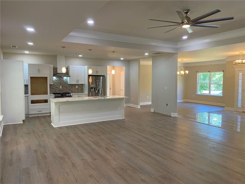 Furnished interior view inside a new home in , Atlanta (Image 6).