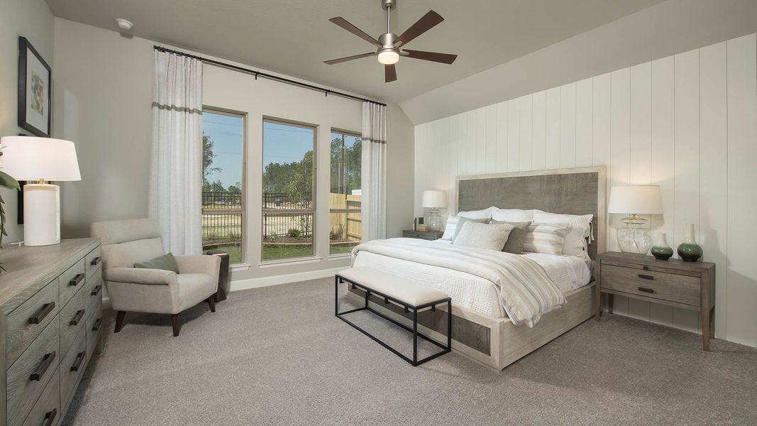 Furnished interior view inside a new home in Briggs Ranch, San Antonio (Image 13). Furnished interior view inside a new home in Briggs Ranch, San Antonio (Image 13).