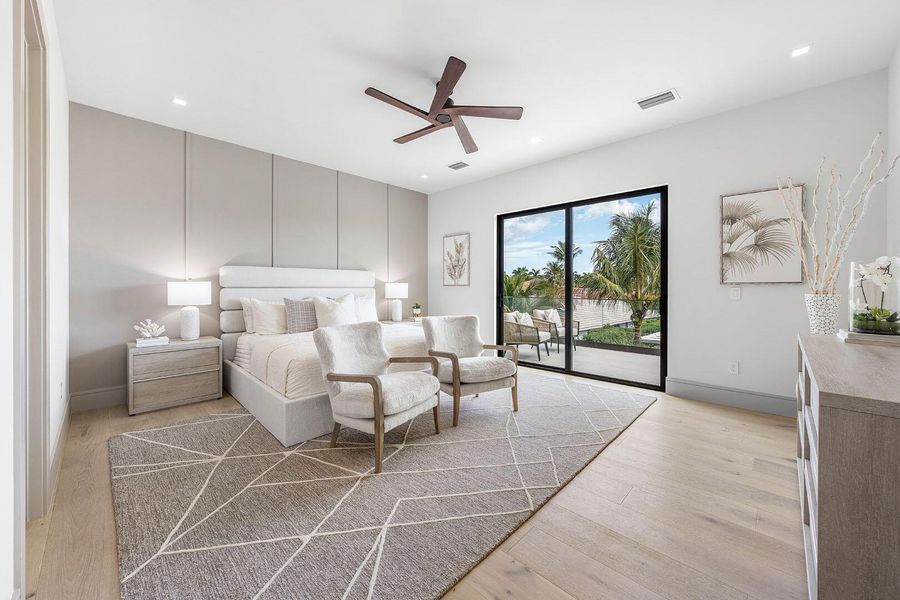 Furnished interior view inside a new home in , Boca Raton (Image 9).