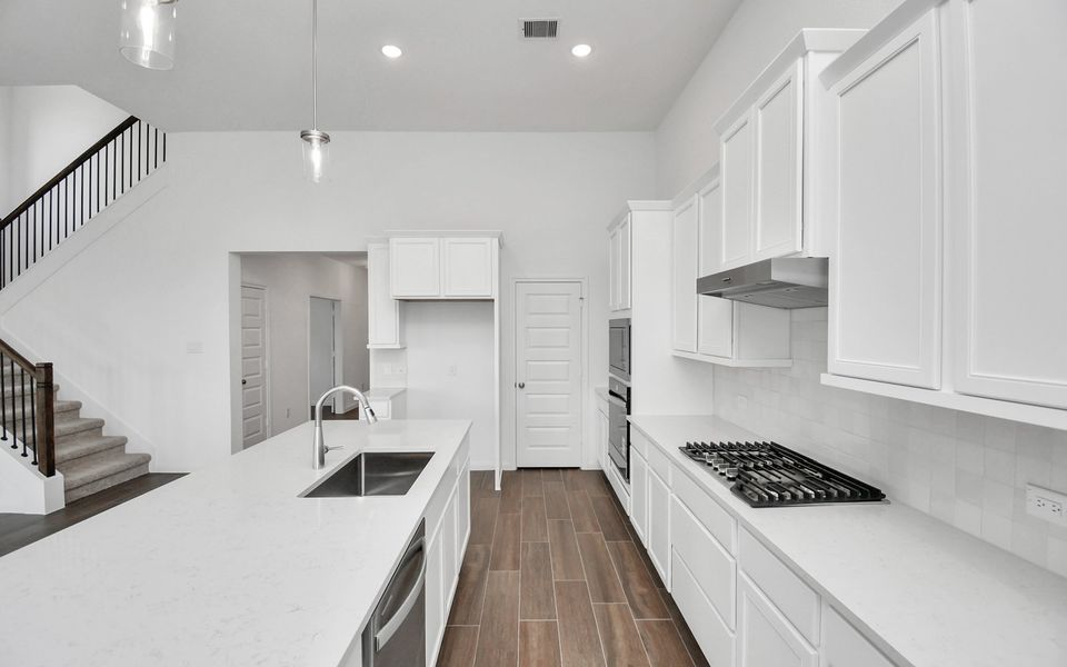 Furnished interior view inside a new home in Elyson, Katy (Image 6).