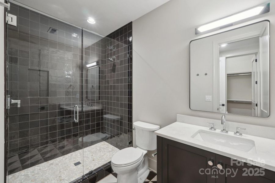 Furnished interior view inside a new home in Cardinal Crest, Weddington (Image 32).