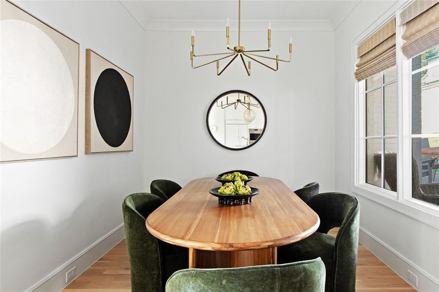 Furnished interior view inside a new home in , Dallas (Image 9).