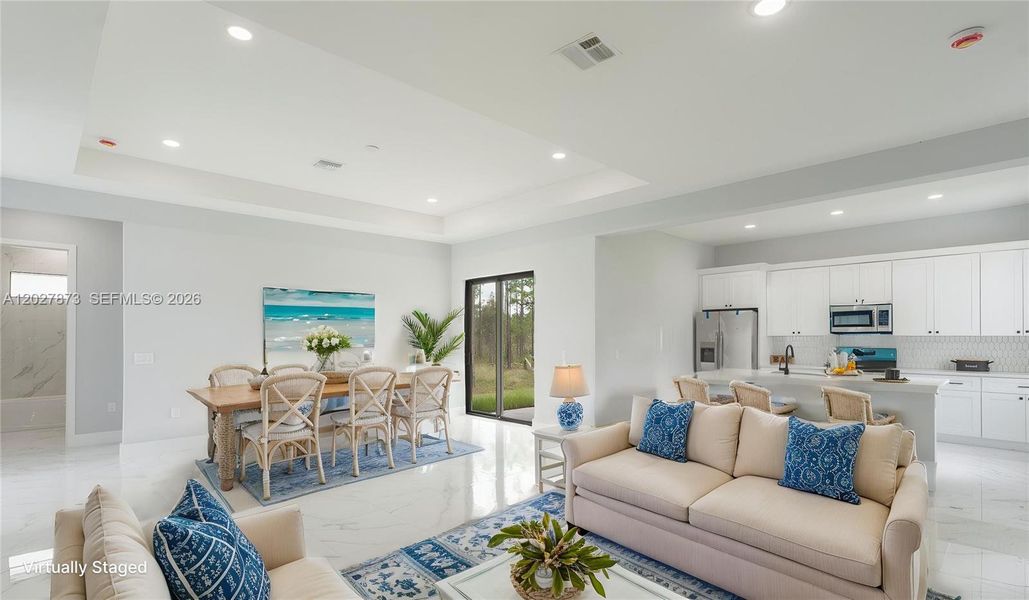 Furnished interior view inside a new home in , Lehigh Acres (Image 12).