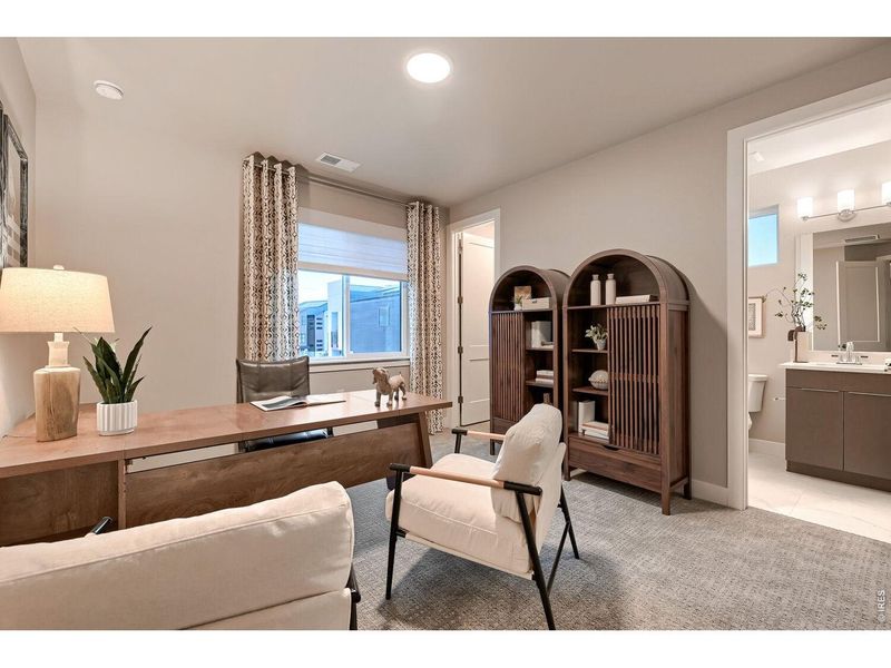 Furnished interior view inside a new home in Baseline, Broomfield (Image 33).