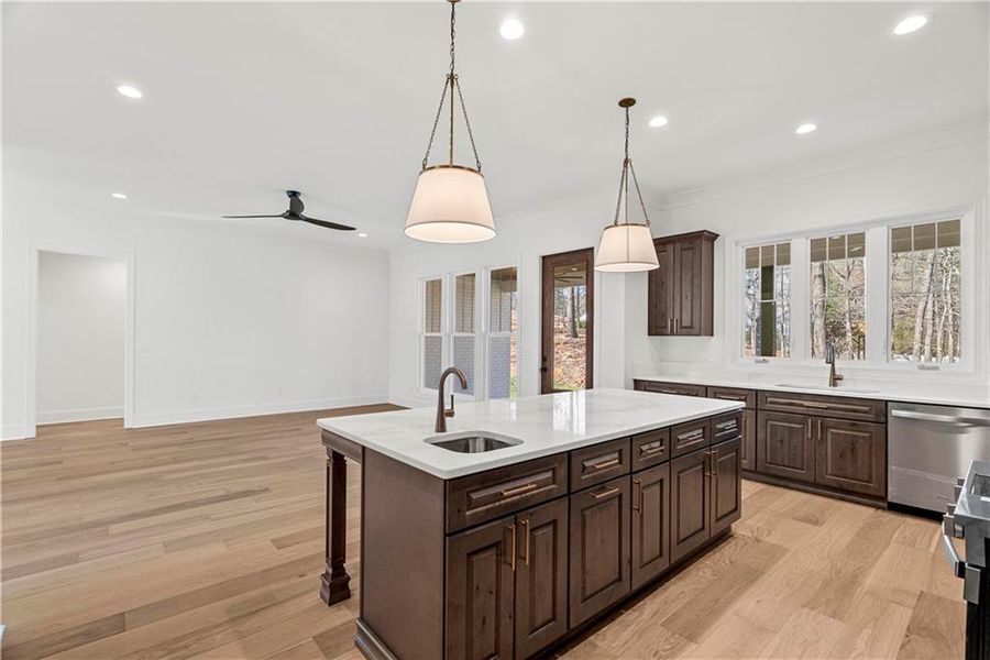 Furnished interior view inside a new home in , Calhoun (Image 10).