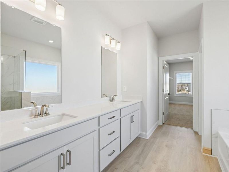 Furnished interior view inside a new home in River Pointe, Monroe (Image 10).