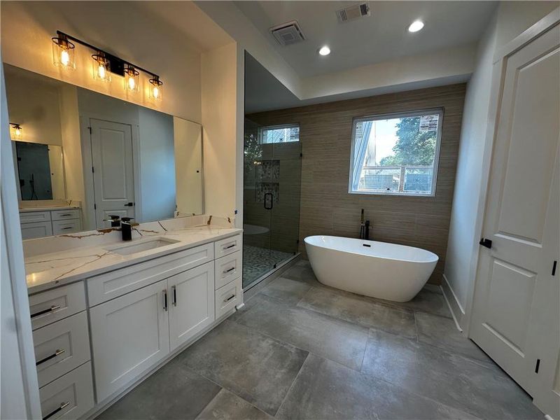 Furnished interior view inside a new home in , Atlanta (Image 11). Furnished interior view inside a new home in , Atlanta (Image 11).