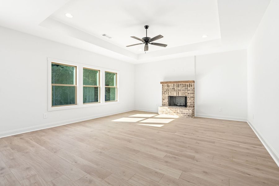 Spacious, unfurnished interior of a new home in Mitchell Farms, LaGrange (Image 14). Spacious, unfurnished interior of a new home in Mitchell Farms, LaGrange (Image 14).