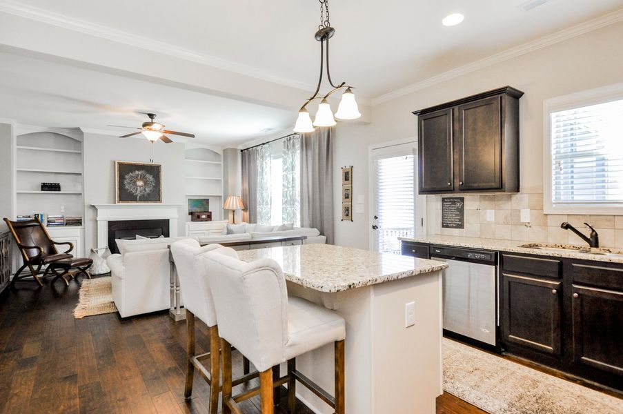Representative furnished interior of a home built from the Yosemite by RiverWILD Homes in Sawyer Ridge, Dunn (Image 10).