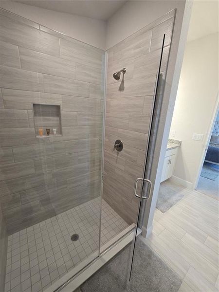 Close-up of interior finishes inside a home in Wyld Palms, Inverness (Image 12).